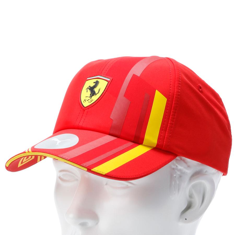 フェラーリ 帽子 スクーデリア フェラーリ C.サインツ スペインGP ドライバー キャップ 2023 モータースポーツ 雑貨 Ferrari｜motorimoda｜03