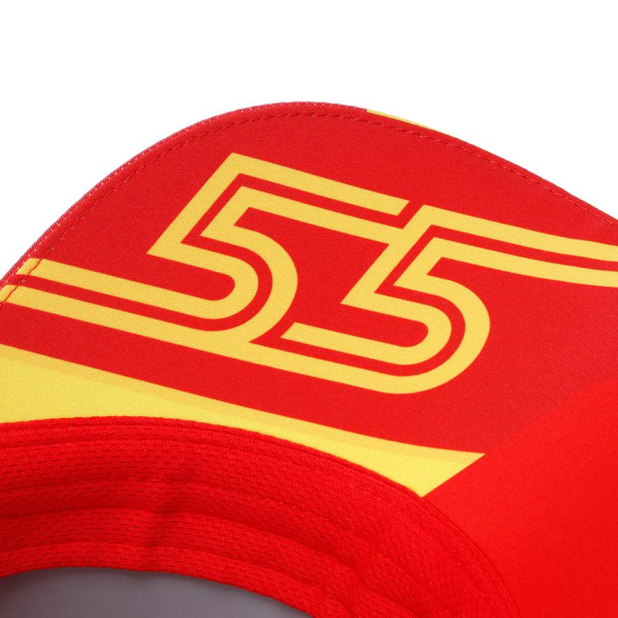 フェラーリ 帽子 スクーデリア フェラーリ C.サインツ スペインGP ドライバー キャップ 2023 モータースポーツ 雑貨 Ferrari｜motorimoda｜07