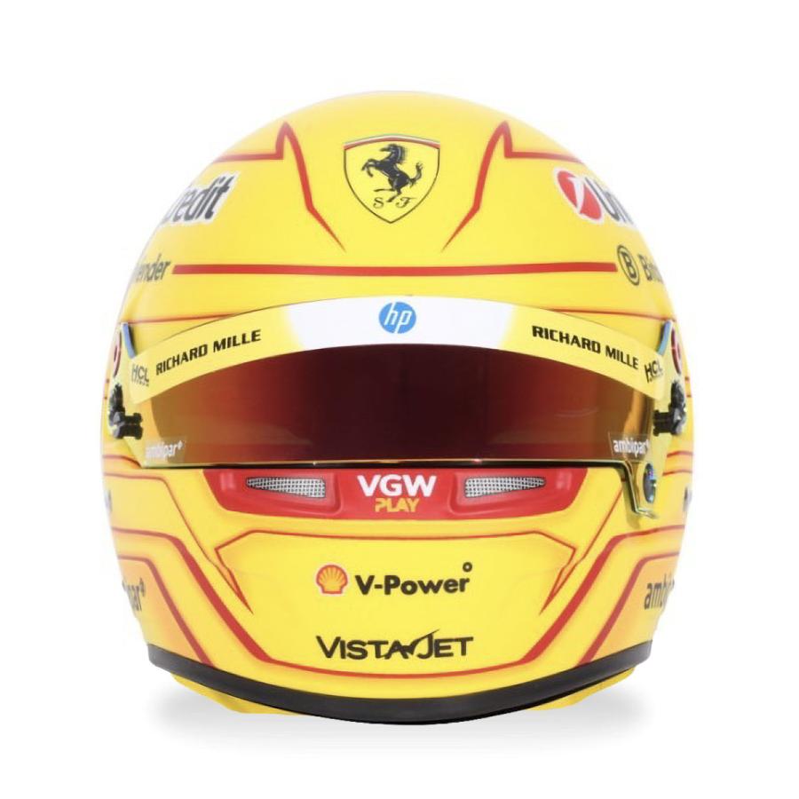 BELL フルフェイス ヘルメット ルイス・ハミルトン 1/2ミニチュア Ferrari（フェラーリ） 模型 BELL 1/2スケール ルイス・ハミルトン