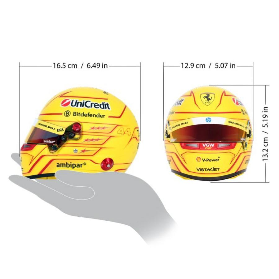 バイク BELL Lewis Hamilton ヘルメット 1/2スケールミニチュア