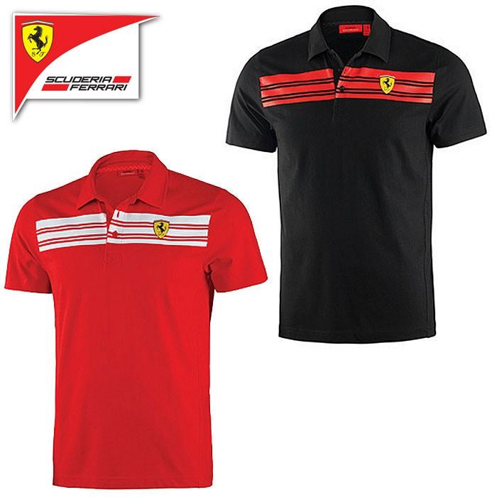 Ferrari フェラーリ ポロシャツ ストライプ ポロ モーター Ferrari フェラーリ ポロシャツ ストライプ ポロ モーター