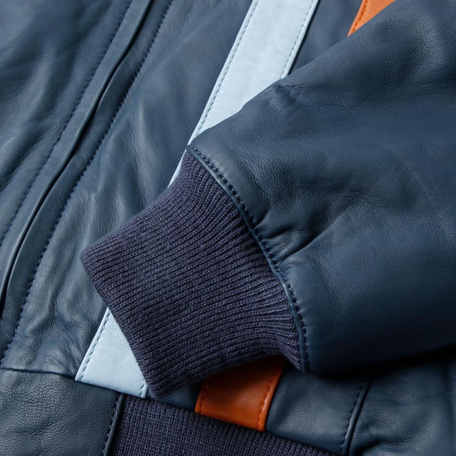 アウター ガルフ ストライプ ブルゾン 車 ウェア GULF Stripe Blouson