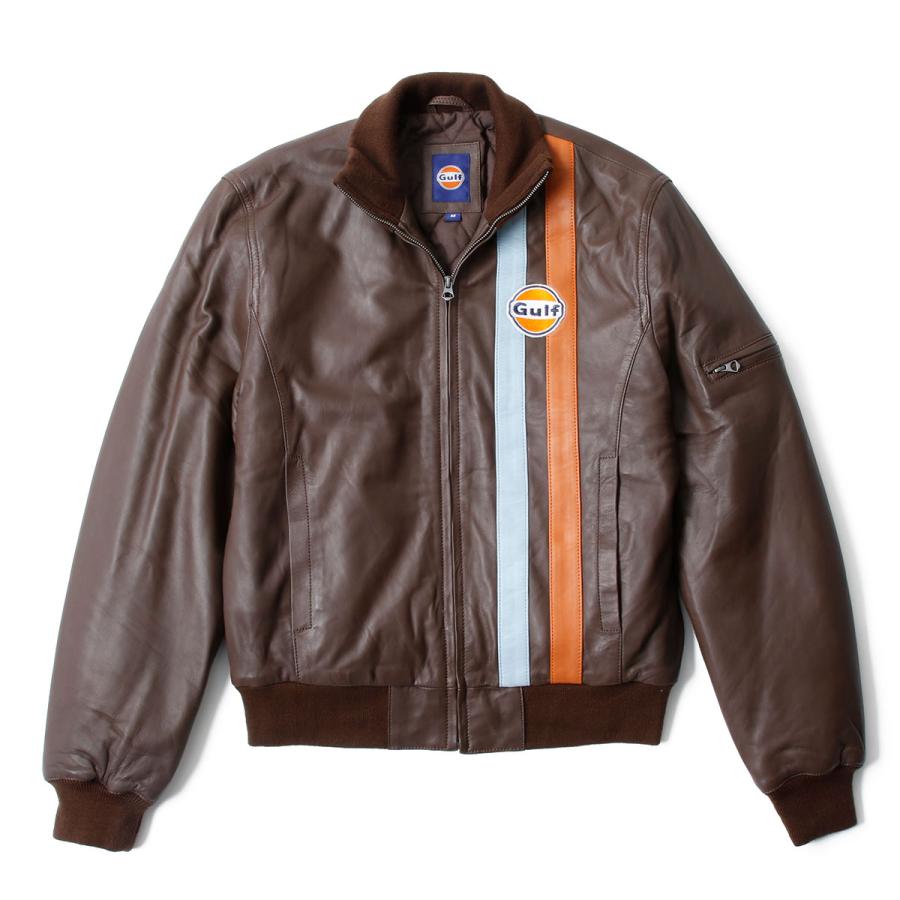 アウター ガルフ ストライプ ブルゾン 車 ウェア GULF Stripe Blouson