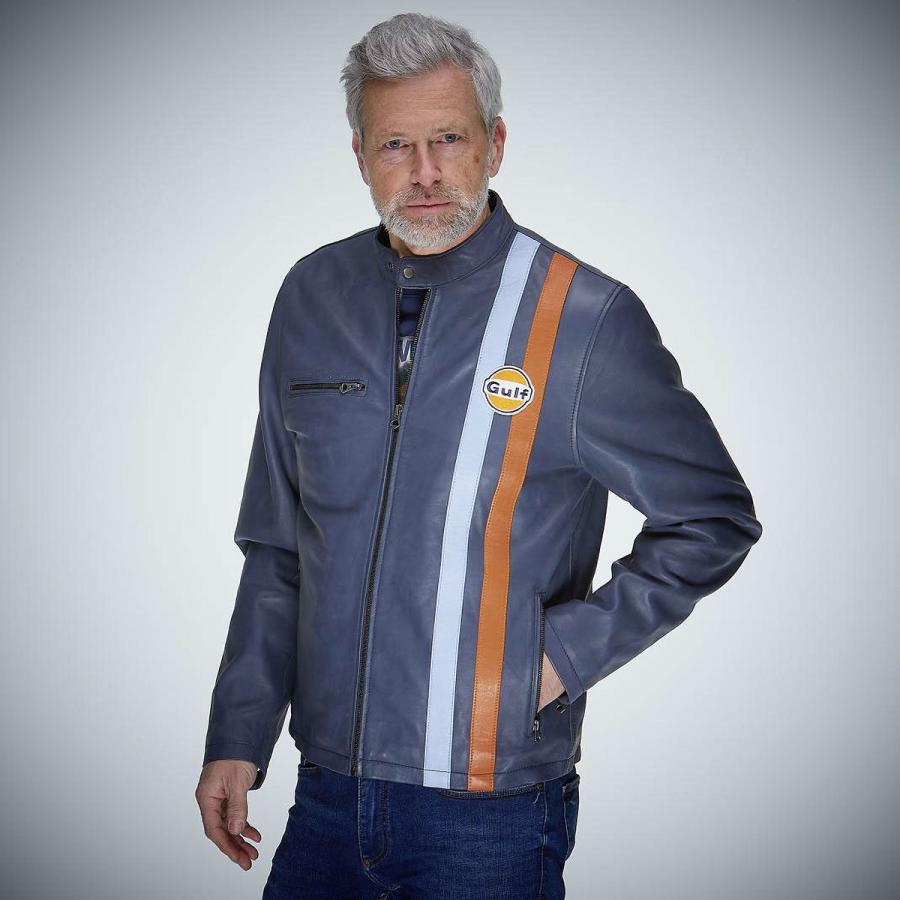アウター ガルフ ロードマスター レザージャケット 車 ウェア GULF Leather Roadmasterの画像