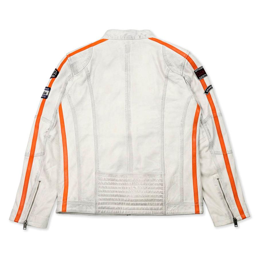 アウター ガルフ D.K.ヴィンテージ レーシング ジャケット 車 ウェア GULF Leather Roadmasterの画像