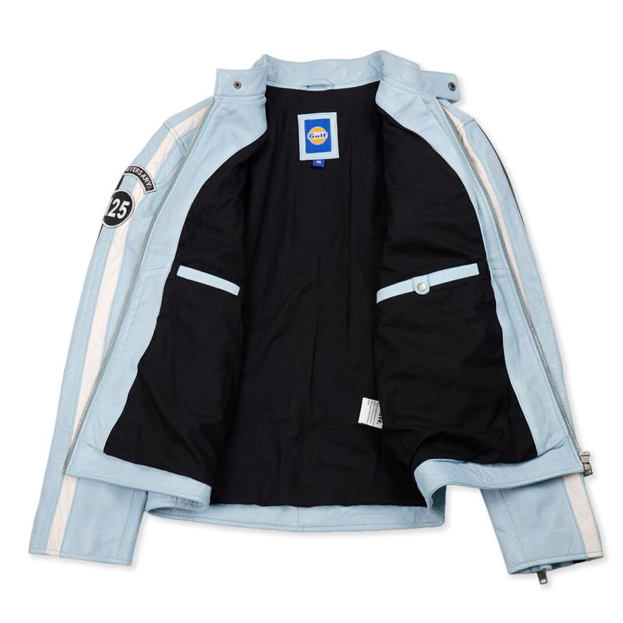 アウター ガルフ 125 ガルフレーシングジャケット 車 ウェア GULF 125 Gulf Racing Jacket light blueの画像