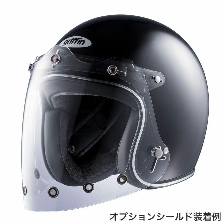 グリフィン ジェット スター ブラック バイク ヘルメット Griffin ”JET