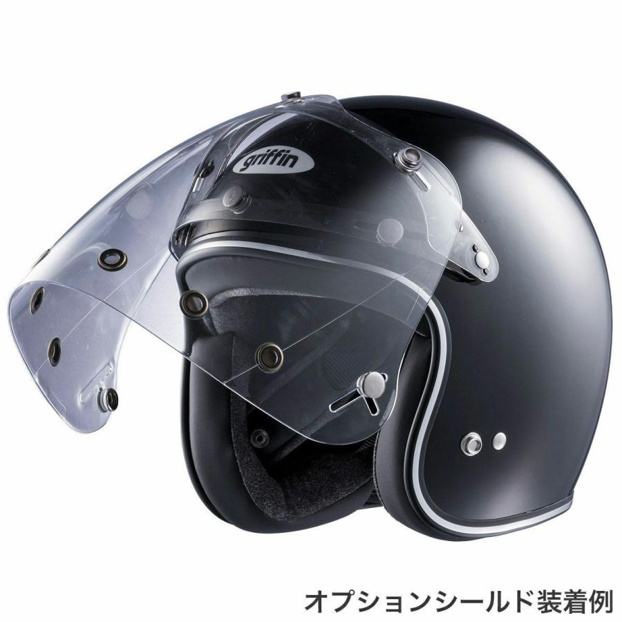 グリフィン ジェット スター ブラック バイク ヘルメット Griffin ”JET