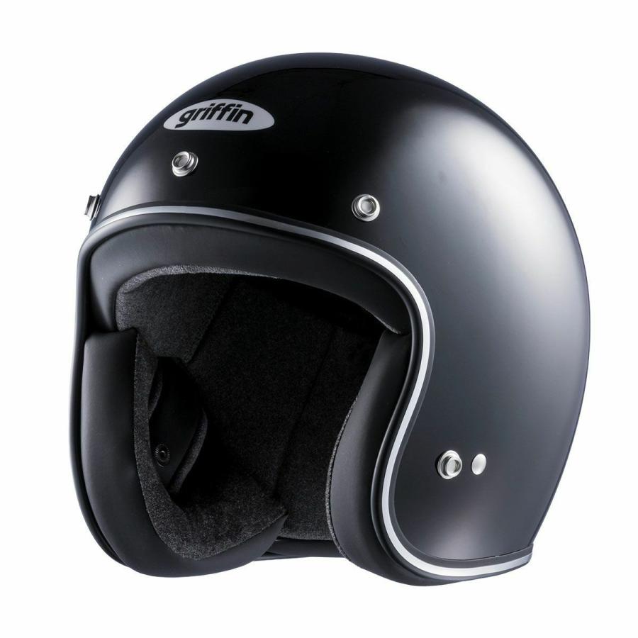 ［専用品］griffin フルフェイスヘルメット ブラック グリフィン ジェット スター マットブラック バイク ヘルメット