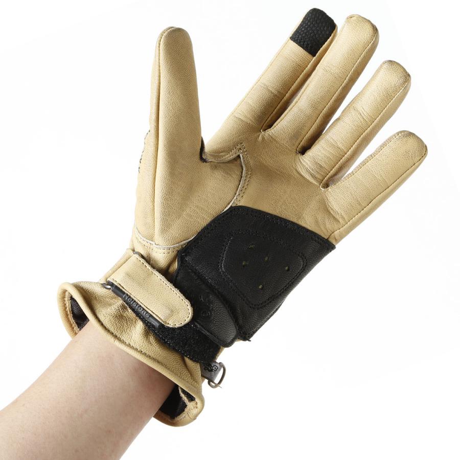 激安な ヘルストン Helstons クリーム バイク レザーグローブ 手袋 レディース 3シーズン対応 Ceレベル1 Umb Digital