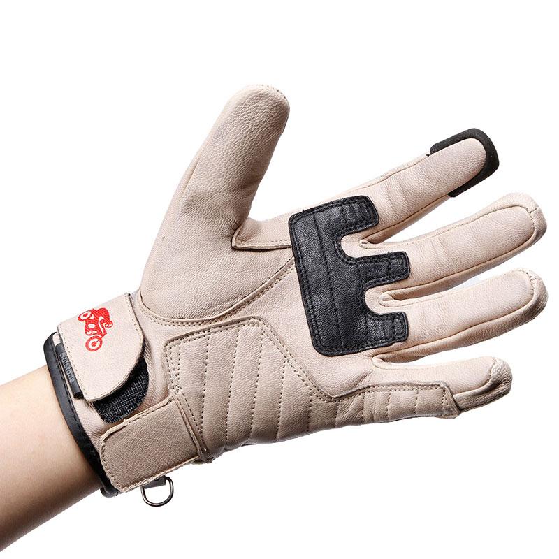 helstonsバイク用グローブ ベージュ メンズ ヘルストン 3シーズングローブ ジェフ グローブ バイク helstons