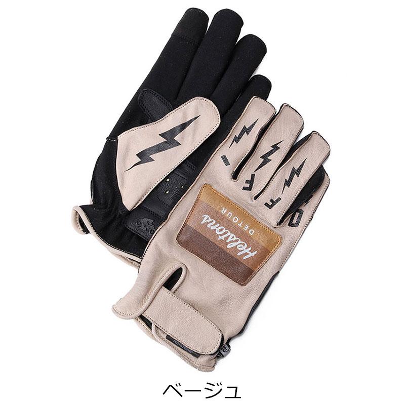 helstonsバイク用グローブ ベージュ メンズ ヘルストン 3シーズングローブ デトゥール グローブ バイク helstons