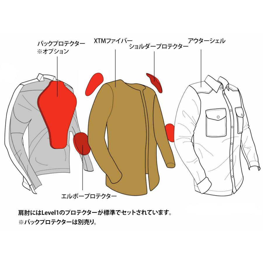 ジャケット ジョンドゥー XTM フライトジャケット バイク ウェア