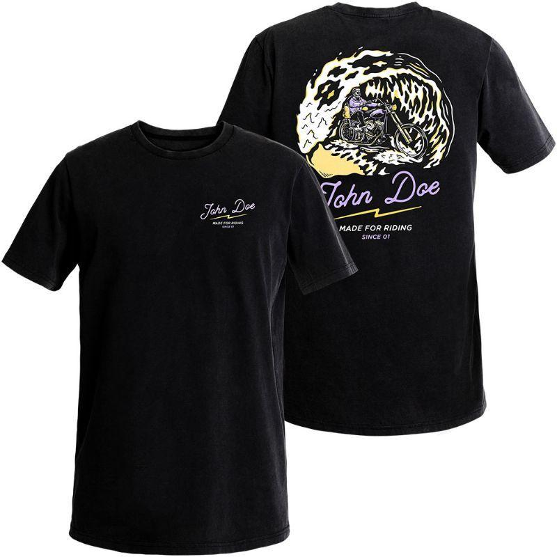 Tシャツ ジョンドゥー ”ウェーブ” バイク ウェア トップス John Doe 