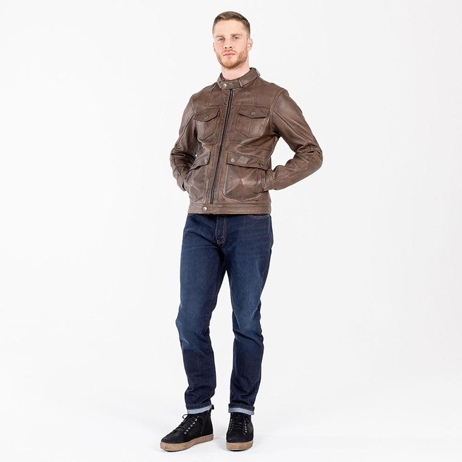 レザージャケット ジョンドゥー ドリフター レザージャケット バイク ウェア アウター John Doe LEATHER JACKET DRIFTERの画像