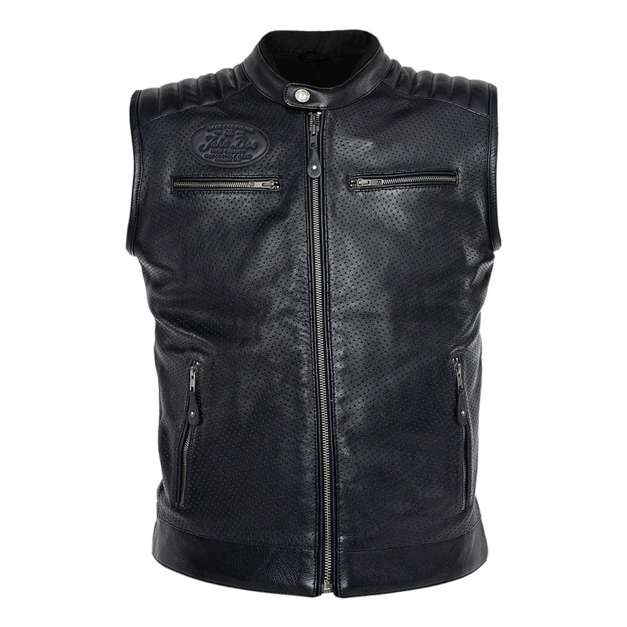 HEAVY FOR BIKERS オイルレザー　ライダース　ベスト 美品】HEAVY FOR BIKERS オイルレザー ライダース ベスト S バイク用