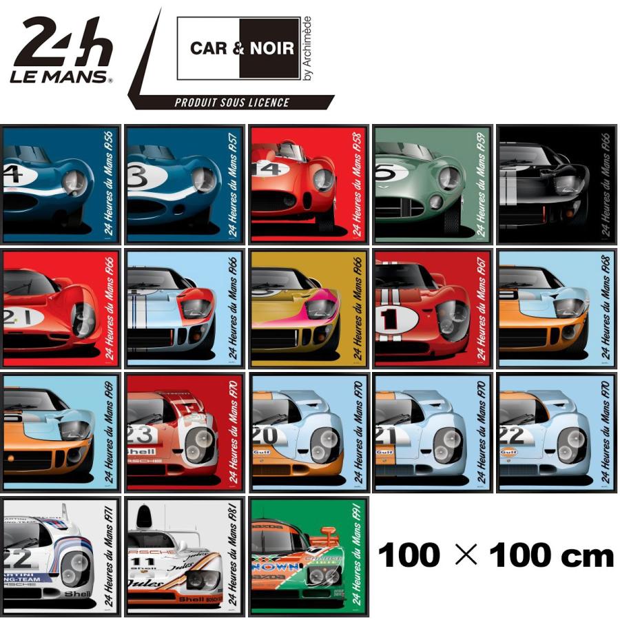 春夏新作モデル ルマン 24 ポスター THE WINNERS（100 × 100cm） 車 雑貨 Le Mans 24h