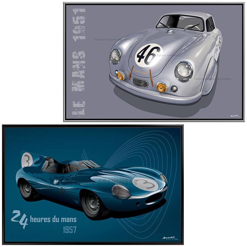 ルマン 24 ポスター THE WINNERS (70 × 100cm) 車 雑貨 Le Mans 24h