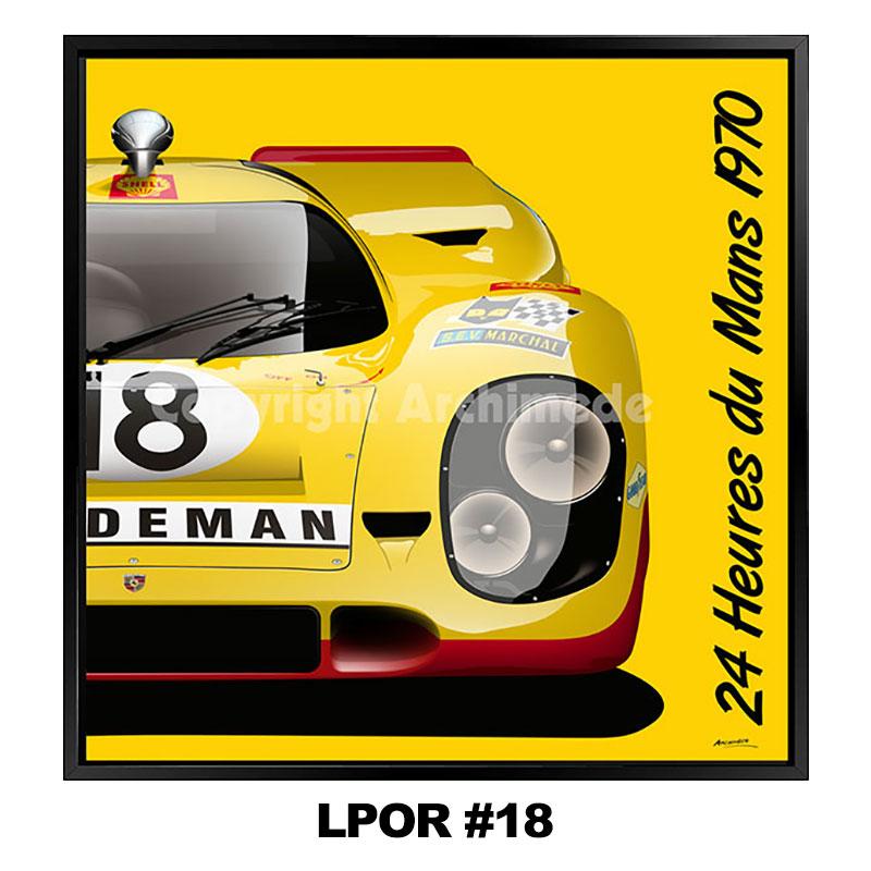 ルマン 24 ポスター THE WINNERS（53 × 53cm） 車 雑貨 Le Mans 24h