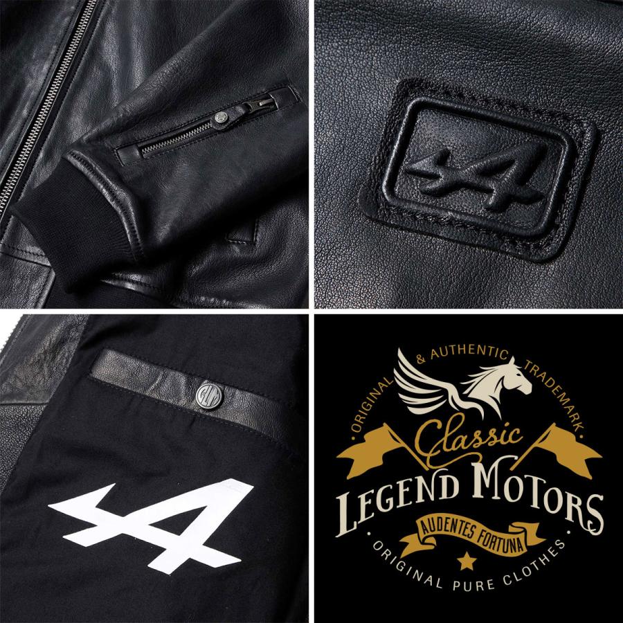 アウター クラシック レジェンド モータース アルピーヌ JEAN レザージャケット 車 ウェア CLASSIC LEGEND MOTORSの画像