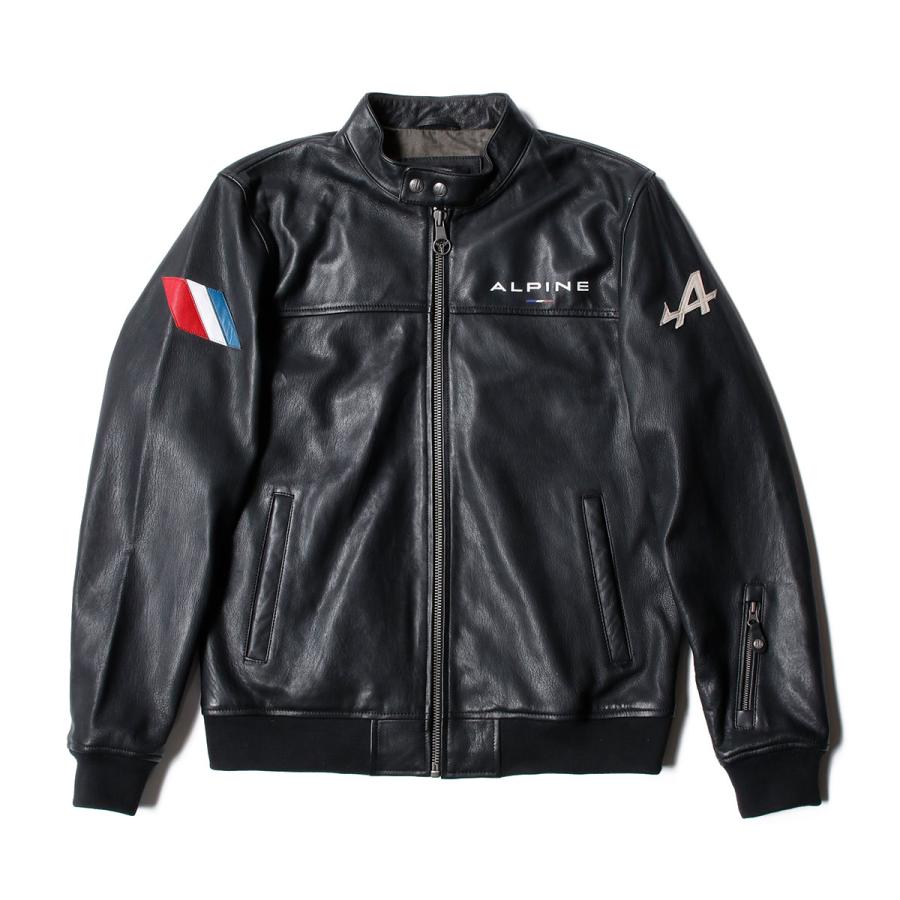 DEUXIEME CLASSE - AGLINI LEATHER ジャケット アウター クラシック レジェンド モータース アルピーヌ JEAN