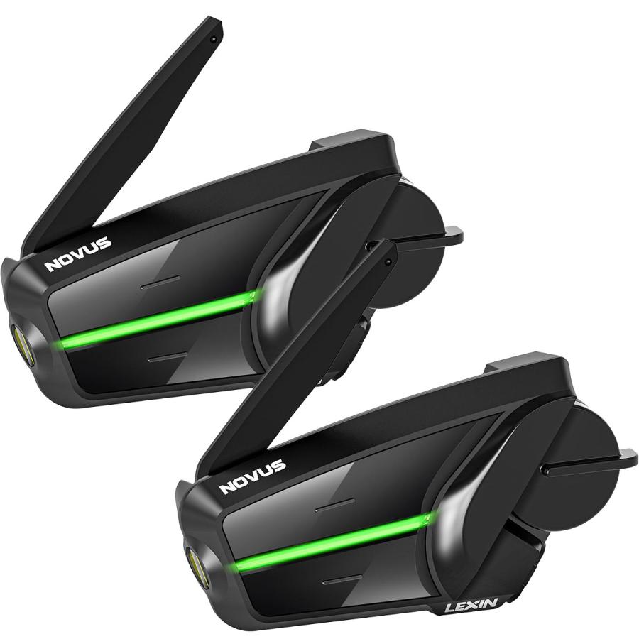 LEXIN B4FM Bluetoothインターコム デュアルパック LEXIN レシン ブルートゥース インターコム ノーバス （デュアルパック