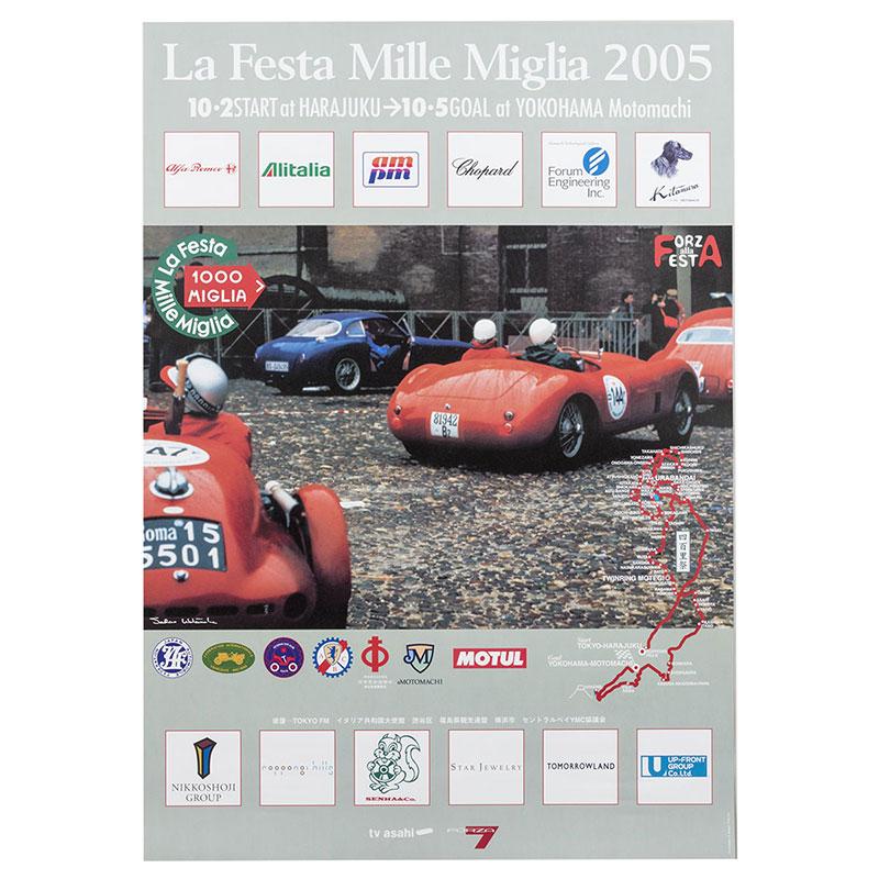 ミッレミリア ポスター ラフェスタ 2005 オフィシャルポスター 大 車