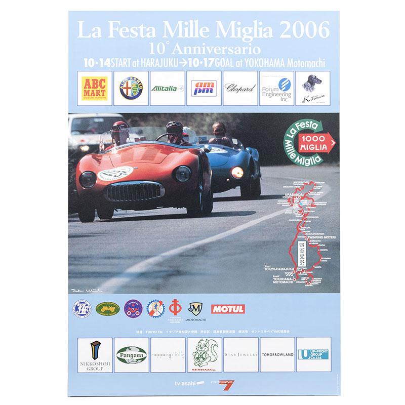 ミッレミリア ポスター ラフェスタ 2006 オフィシャルポスター 大 車