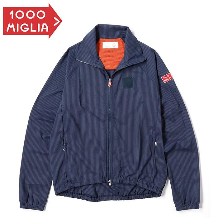 ミッレミリア アウター 2WAY ナイロン ストライプジャケット 車
