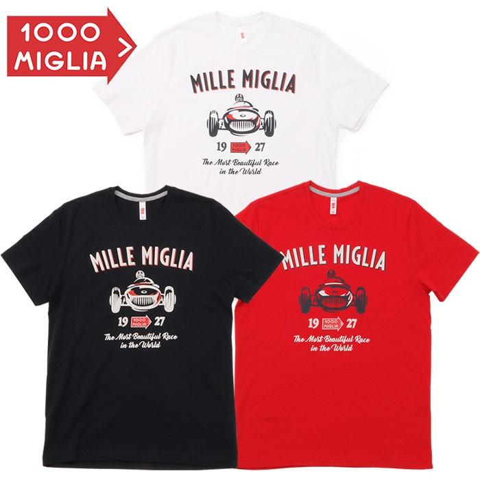 ミッレミリア Tシャツ クラシックカー Tシャツ 車 ウェア Mille Miglia｜motorimoda