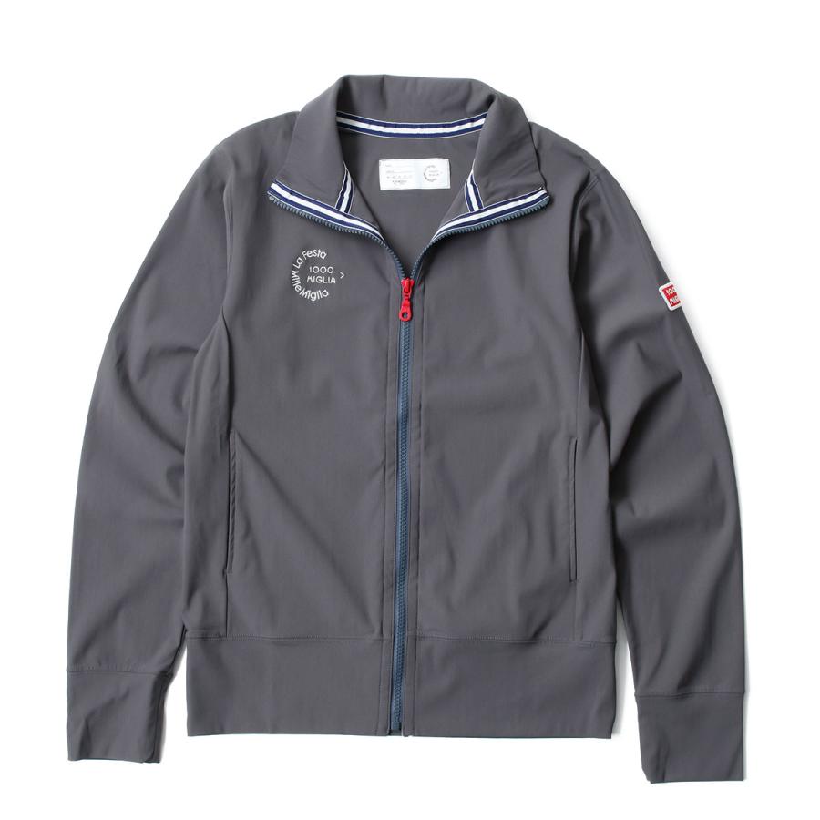 ミッレミリア Mille Miglia ジャージ トラックジャケット グレー ミッレミリア スウェット ストレッチ ジャージ 車 ウェア Mille Miglia