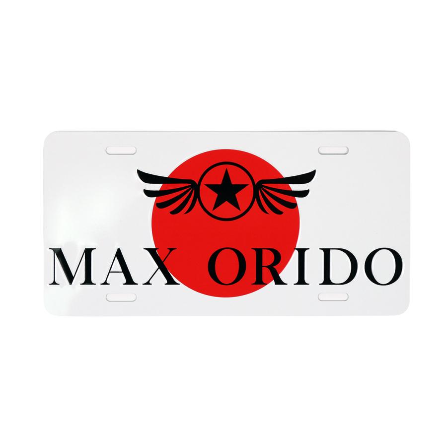 織戸 学 Max Orido ナンバープレート モータースポーツ 雑貨 MAX ORIDO