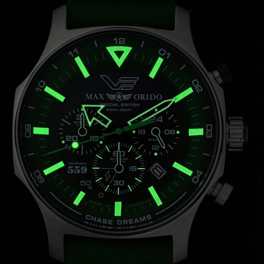 織戸 学 Max Orido ボストーク ヨーロッパ ソーラークロノグラフ モータースポーツ 雑貨 MAX ORIDO VOSTOK EUROPE Solar Chronographの画像