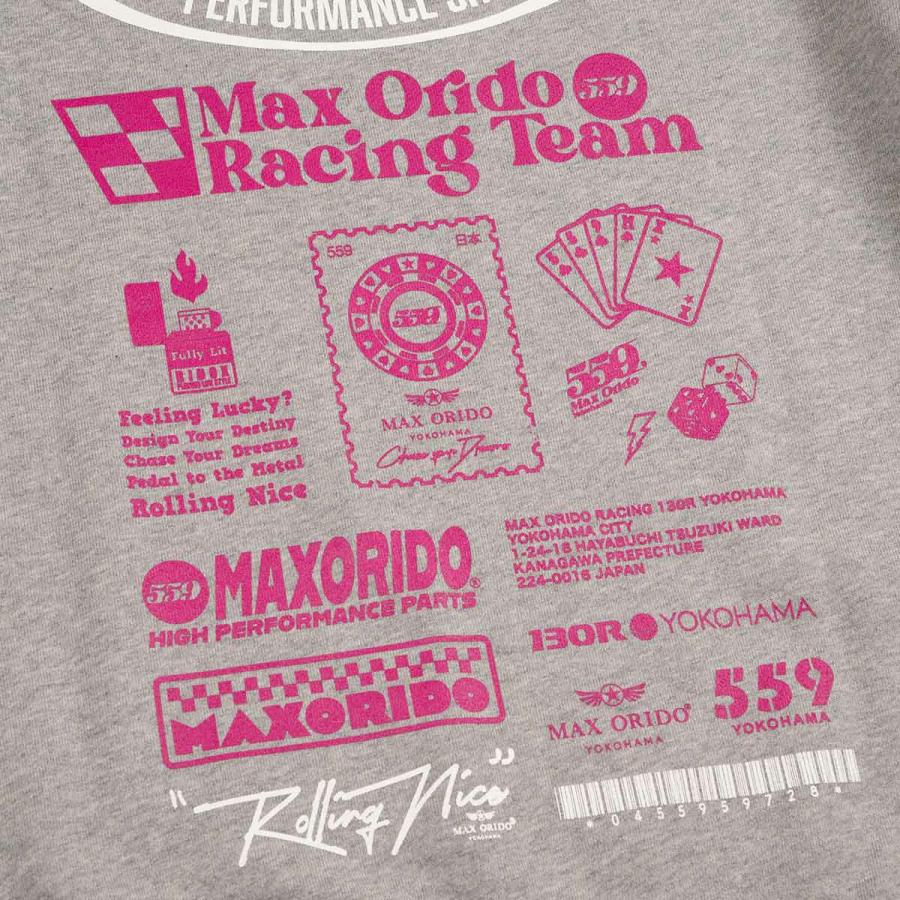 スウェット 織戸 学 MAX ORIDO 559 グレー クルーネック モーター
