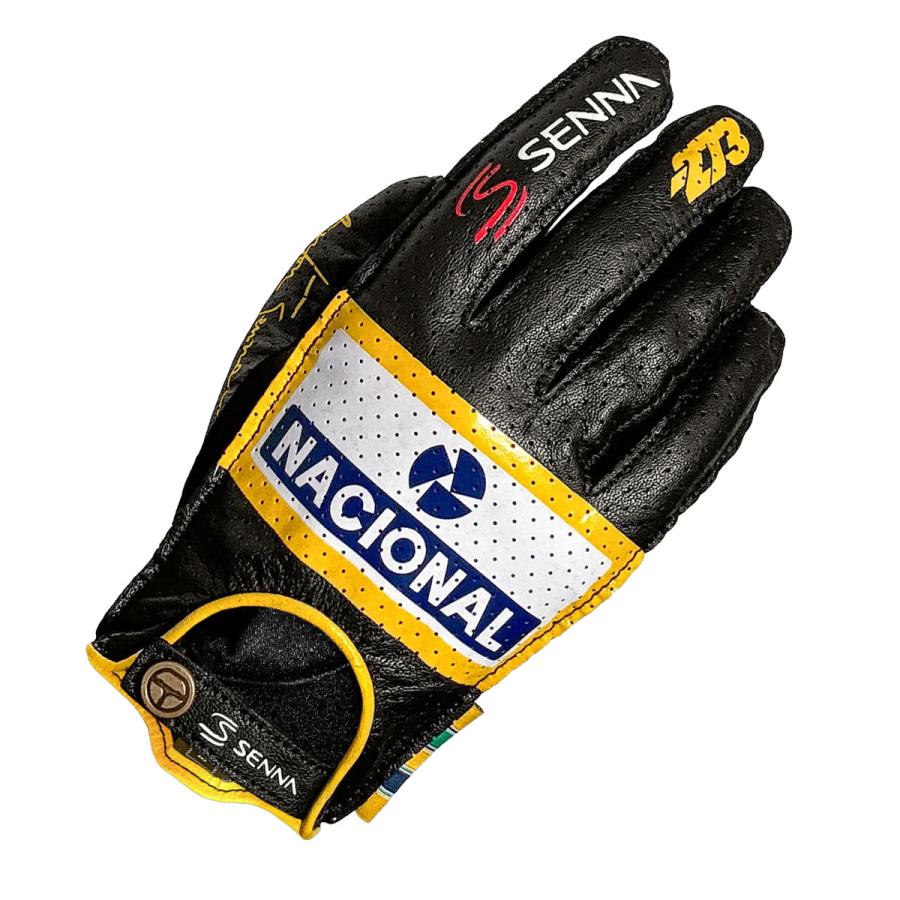 【中古】アイルトンセナ　OMP レーシンググローブ アイルトンセナ OMP レーシンググローブ 中古】アイルトンセナ OMP