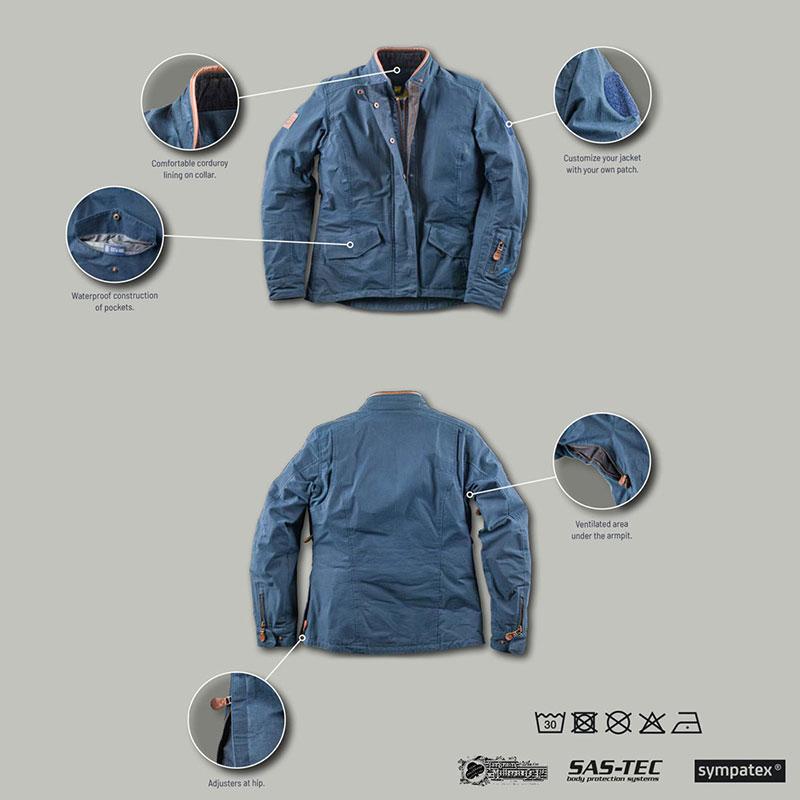 ジャケット ノース オブ ベルリン モト65 ウーマン バイク ウェア