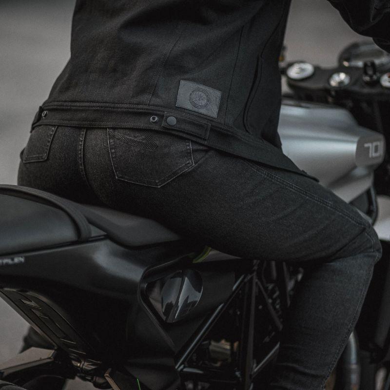 デニム パンドモト クサリ コア 01 バイク ウェア パンツ Pando Moto