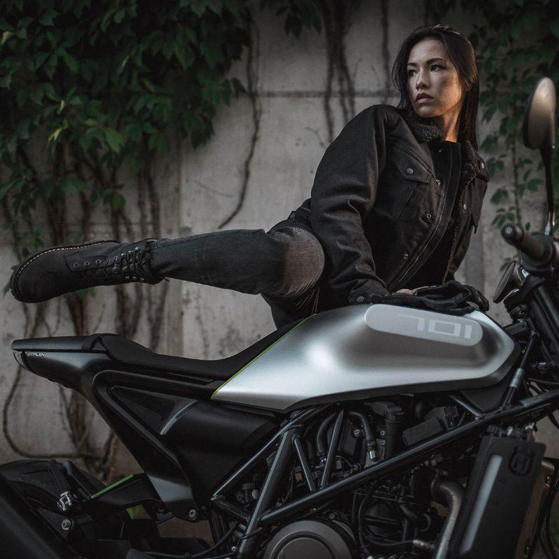 デニム パンドモト クサリ コア 01 バイク ウェア パンツ Pando Moto