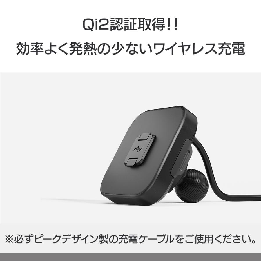 Qi2対応 ピークデザイン ワイヤレスチャージングモーターサイクルバー