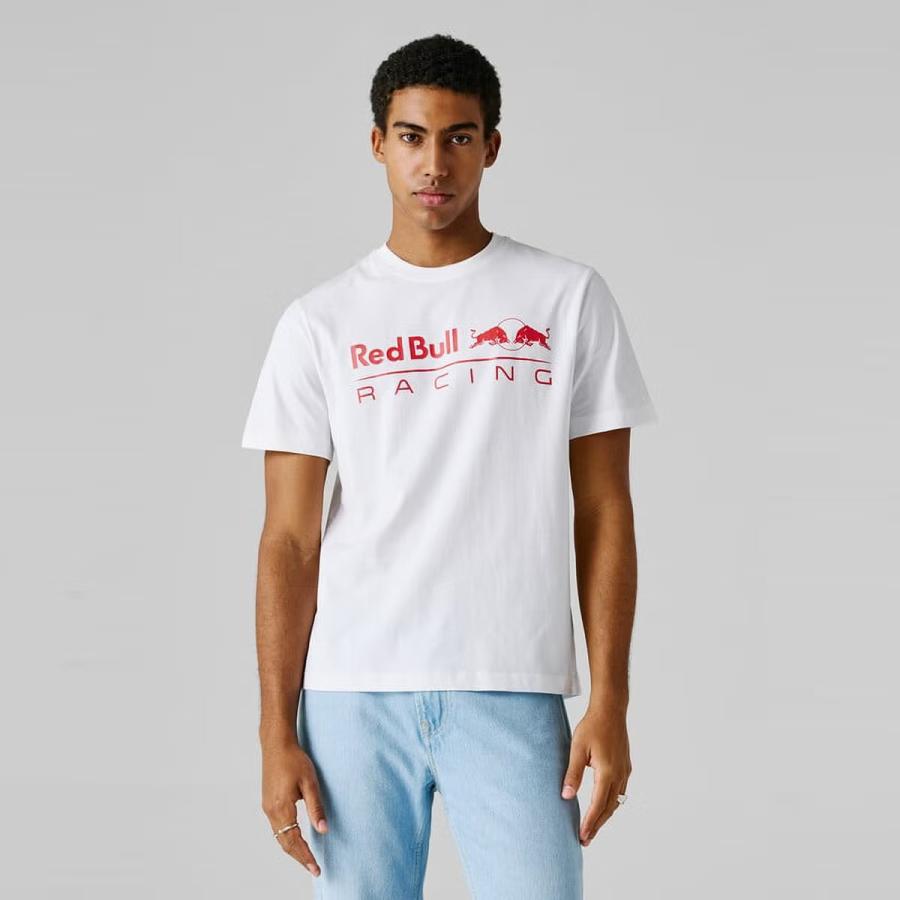 ペペジーンズ レッドブル レーシング ボタンポロシャツ ホワイト M ペペジーンズ Tシャツ ぺぺ×レッドブル レギュラーフィット ロゴ