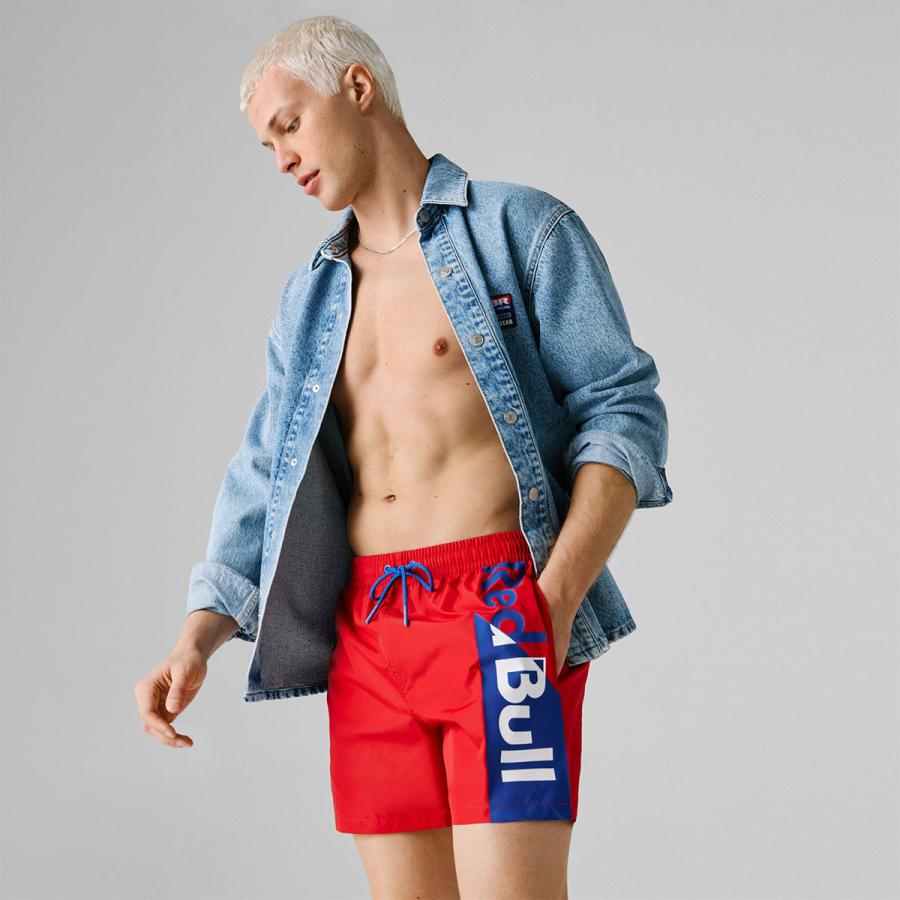 ペペジーンズ パンツ ぺぺ×レッドブル マキシロゴ スイムショーツ モータースポーツ ウェア Pepe Jeans PEPE×RED BULLの画像