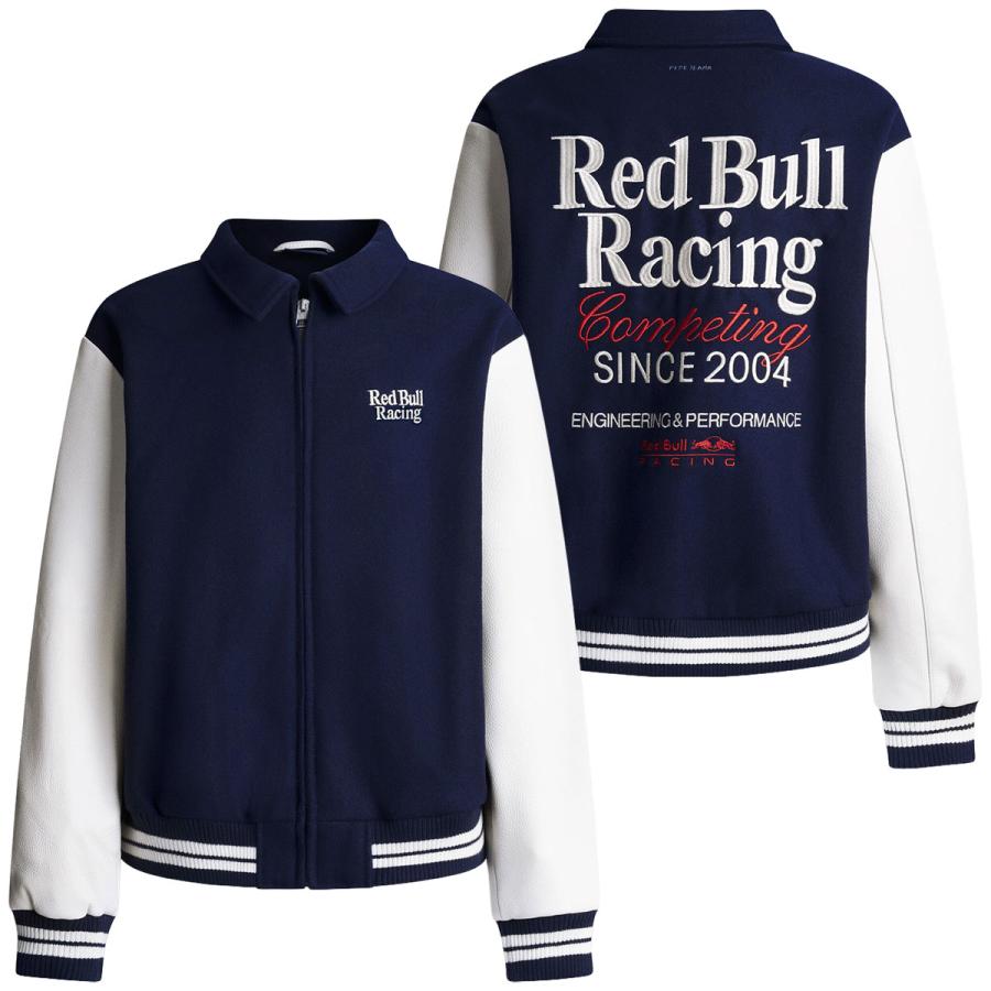 ペペジーンズ ジャケット ぺぺ×レッドブル バーシティ ボンバー ジャケット モータースポーツ ウェア Pepe Jeans PEPE×RED BULL MENS JACKETの画像