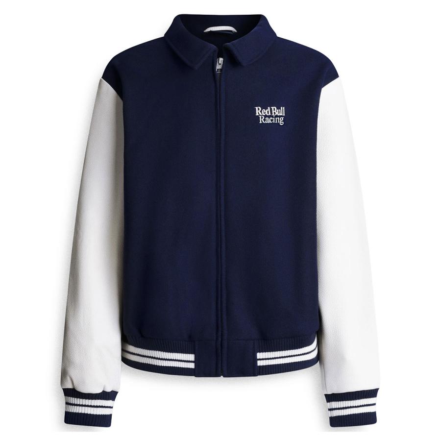 ペペジーンズ ジャケット ぺぺ×レッドブル バーシティ ボンバー ジャケット モータースポーツ ウェア Pepe Jeans PEPE×RED BULL MENS JACKETの画像