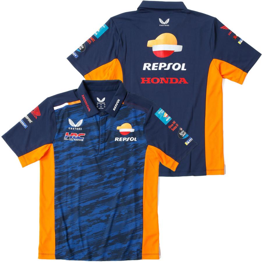 GAS REPSOL HONDA ポロシャツ　メンズ M レプソル　ホンダ レプソルホンダ ポロシャツ レプソル レーシング HRC ホンダ チーム
