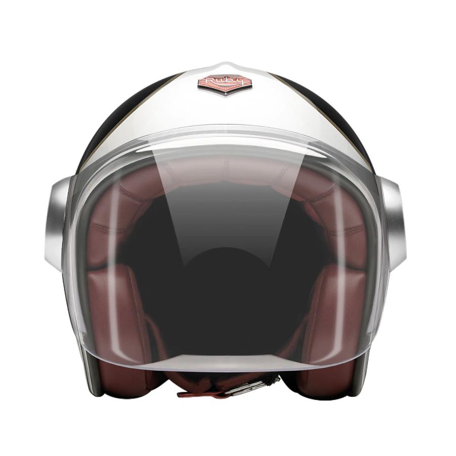 Ruby ルビー ヘルメット コレクション用 観賞用 インテリア ジェット ルビー ボンネビル（ベルベデーレ） バイク ヘルメット Ruby