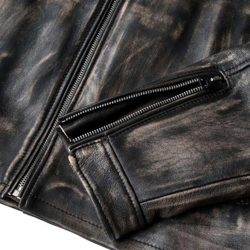 リプレイ レザージャケット シープレザースプレーペイント リプレイ レザージャケット シープレザースプレーペイント