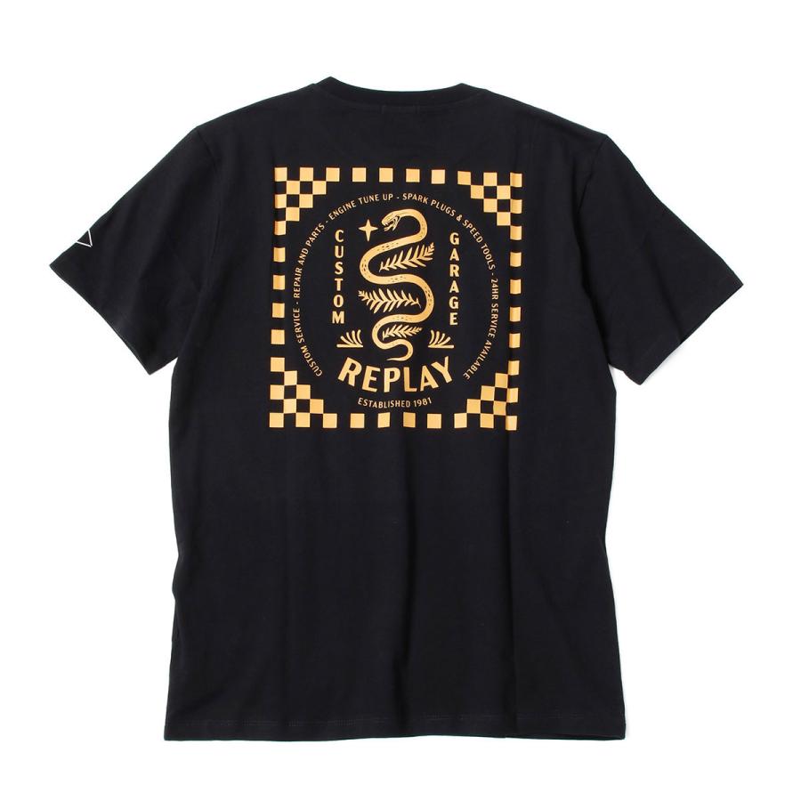Replay リプレイ y2k スネーク グラフィック ロンT REPLAY（リプレイ） Tシャツ カスタムガレージ スネーク プリント T