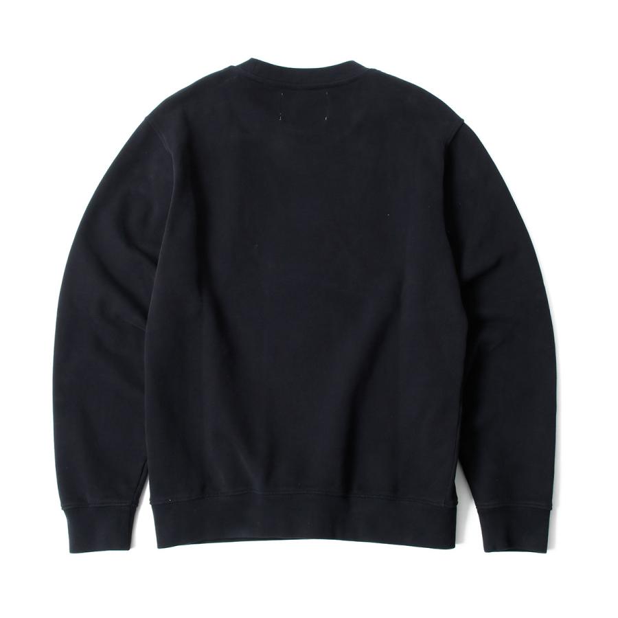 リプレイ スウェット ピーチハンド コットン フリース スウェット バイク ウェア トップス REPLAY PEACH HAND COTTON FLEECE_2