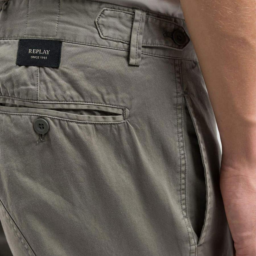 リプレイ チノ・カーゴパンツ ツイル カーゴ パンツ バイク ウェア パンツ REPLAY TWILL CARGO TROUSERSの画像