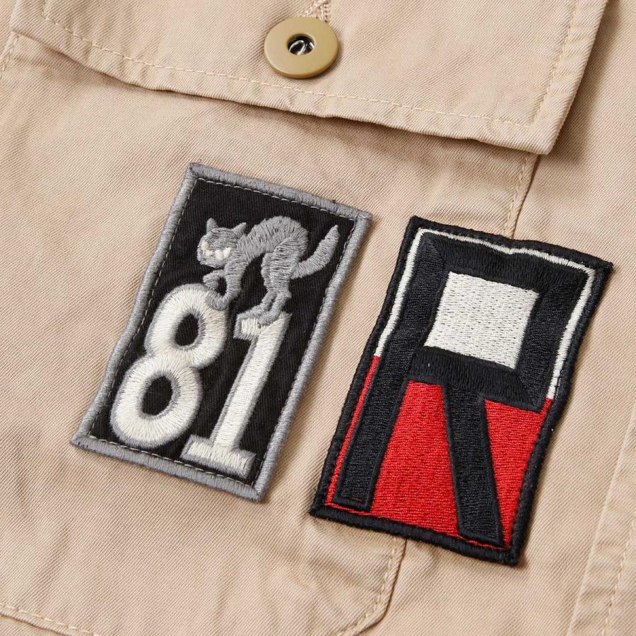 リプレイ ジャケット ジャケット バイク ウェア アウター REPLAY SHIRT JACKET WITH PATCHの画像